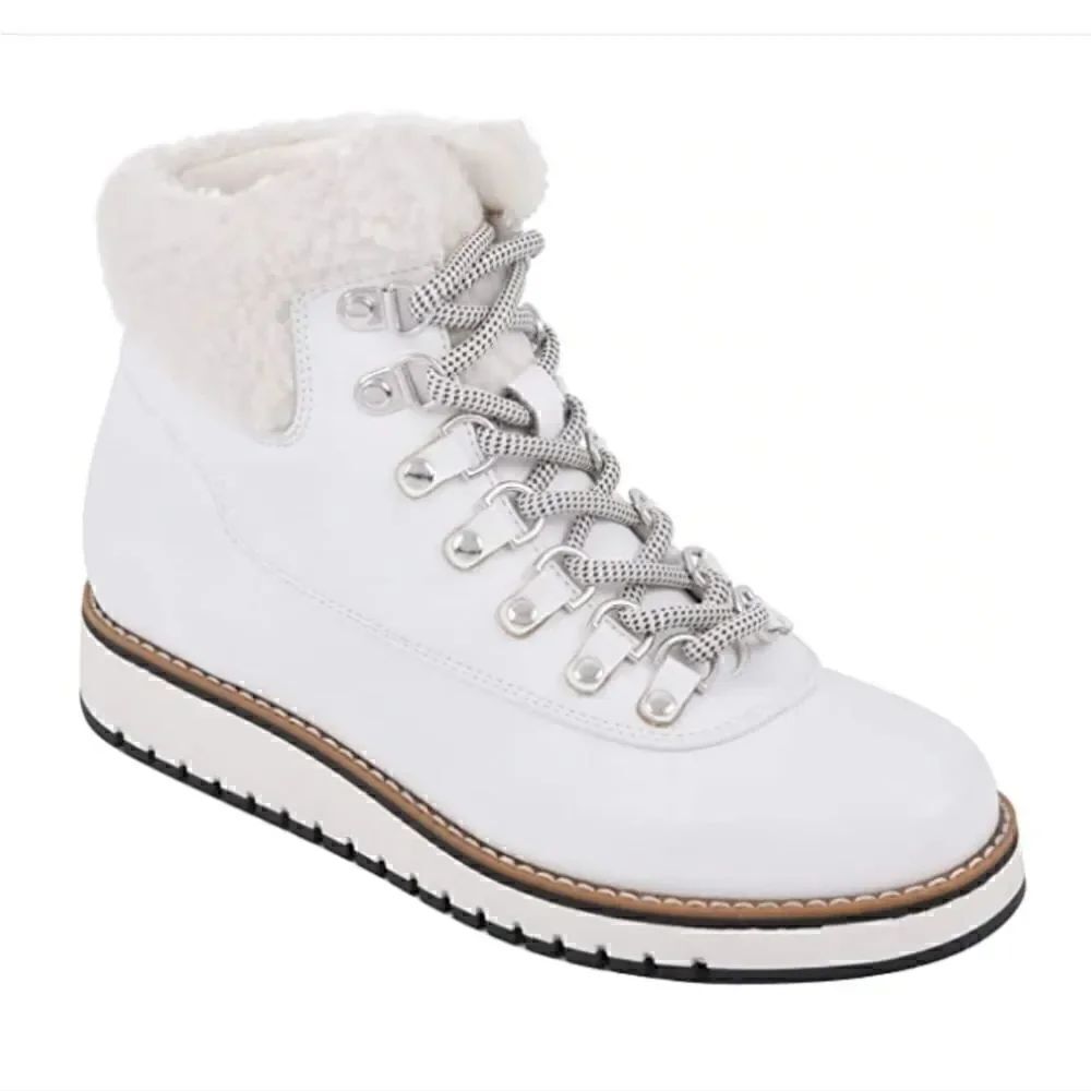 Cliffs-White Mountain hiker ankle lace up booties white women’s size 8 NWT